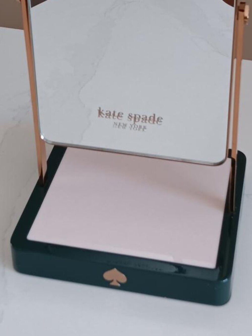 KATE SPADE Tabletop Mirror Rose Gold NEW